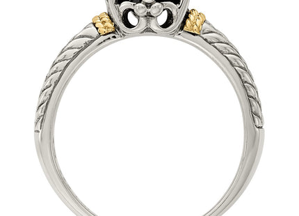 14k/Silver Two-Tone Rings Style QTC664 - Classique Jewelry Inc.