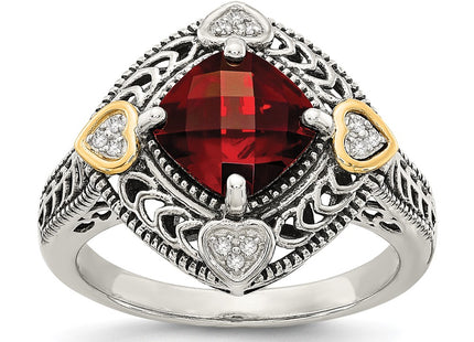 14k/Silver Two-Tone Rings Style QTC668 - Classique Jewelry Inc.