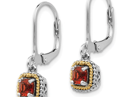 14k/Silver Two-Tone Earrings Style QTC672 - Classique Jewelry Inc.