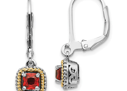 14k/Silver Two-Tone Earrings Style QTC672 - Classique Jewelry Inc.