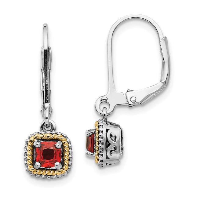 14k/Silver Two-Tone Earrings Style QTC672 - Classique Jewelry Inc.