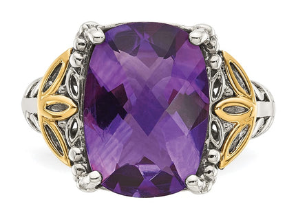 14k/Silver Two-Tone Rings Style QTC684 - Classique Jewelry Inc.