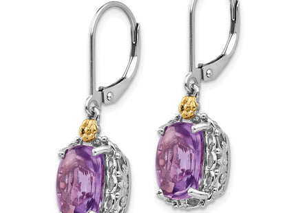 14k/Silver Two-Tone Earrings Style QTC689 - Classique Jewelry Inc.