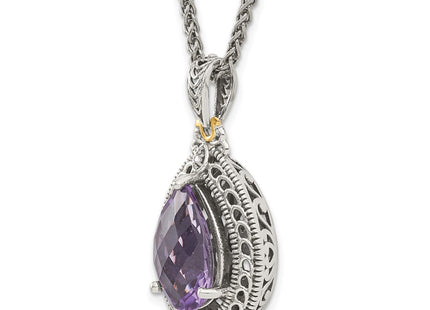14k/Silver Two-Tone Jewelry Style QTC697 - Classique Jewelry Inc.
