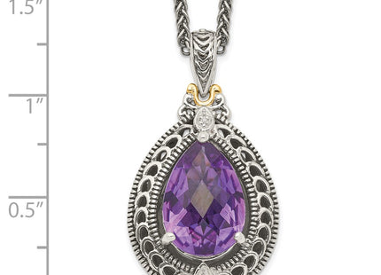 14k/Silver Two-Tone Jewelry Style QTC697 - Classique Jewelry Inc.