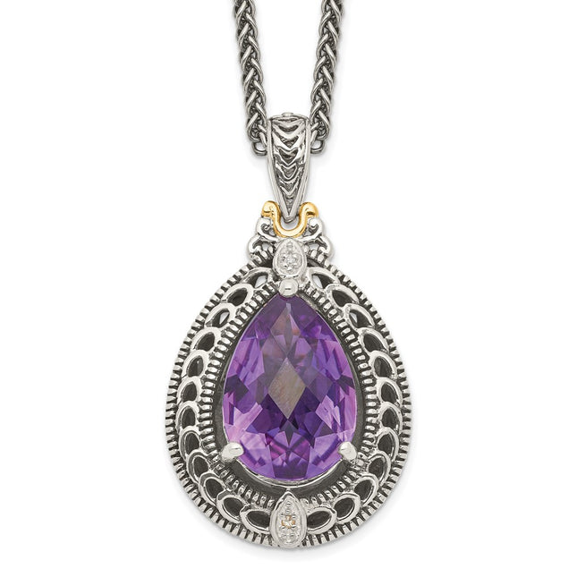 14k/Silver Two-Tone Jewelry Style QTC697 - Classique Jewelry Inc.