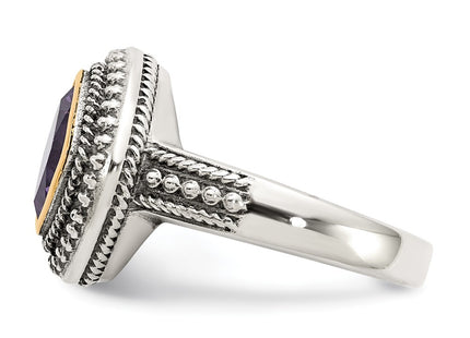 14k/Silver Two-Tone Rings Style QTC715 - Classique Jewelry Inc.