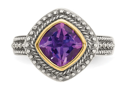 14k/Silver Two-Tone Rings Style QTC715 - Classique Jewelry Inc.