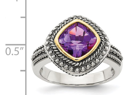 14k/Silver Two-Tone Rings Style QTC715 - Classique Jewelry Inc.