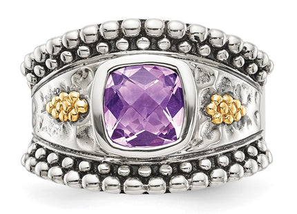 14k/Silver Two-Tone Rings Style QTC716 - Classique Jewelry Inc.