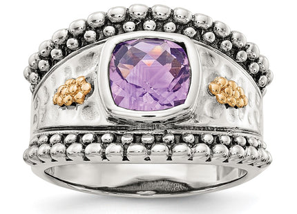 14k/Silver Two-Tone Rings Style QTC716 - Classique Jewelry Inc.