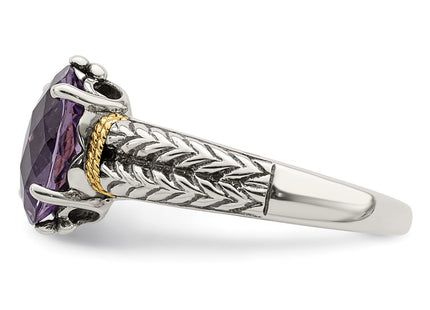 14k/Silver Two-Tone Rings Style QTC721 - Classique Jewelry Inc.