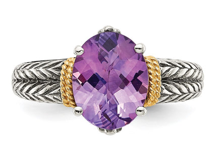 14k/Silver Two-Tone Rings Style QTC721 - Classique Jewelry Inc.