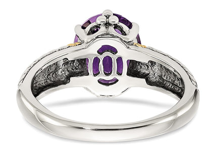 14k/Silver Two-Tone Rings Style QTC721 - Classique Jewelry Inc.
