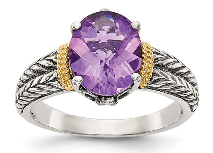 14k/Silver Two-Tone Rings Style QTC721 - Classique Jewelry Inc.