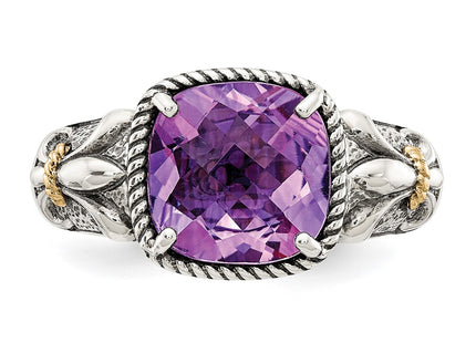 14k/Silver Two-Tone Rings Style QTC728 - Classique Jewelry Inc.