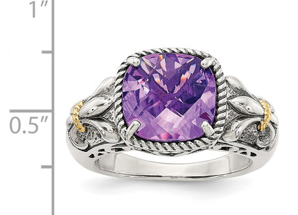 14k/Silver Two-Tone Rings Style QTC728 - Classique Jewelry Inc.