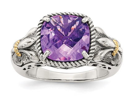 14k/Silver Two-Tone Rings Style QTC728 - Classique Jewelry Inc.