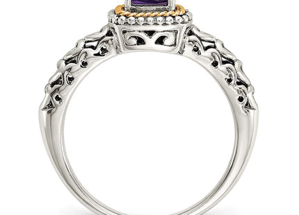 14k/Silver Two-Tone Rings Style QTC730 - Classique Jewelry Inc.