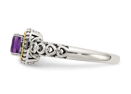 14k/Silver Two-Tone Rings Style QTC730 - Classique Jewelry Inc.