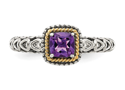 14k/Silver Two-Tone Rings Style QTC730 - Classique Jewelry Inc.