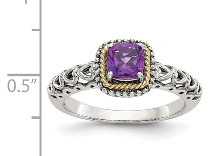 14k/Silver Two-Tone Rings Style QTC730 - Classique Jewelry Inc.