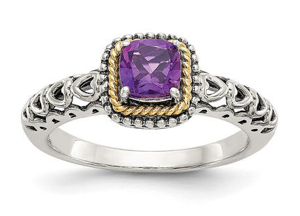14k/Silver Two-Tone Rings Style QTC730 - Classique Jewelry Inc.