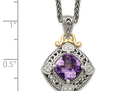 14k/Silver Two-Tone Jewelry Style QTC738 - Classique Jewelry Inc.