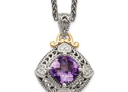 14k/Silver Two-Tone Jewelry Style QTC738 - Classique Jewelry Inc.
