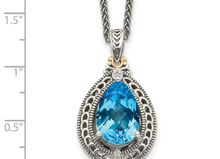 14k/Silver Two-Tone Jewelry Style QTC756 - Classique Jewelry Inc.