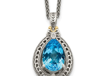 14k/Silver Two-Tone Jewelry Style QTC756 - Classique Jewelry Inc.