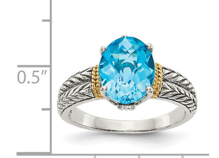 14k/Silver Two-Tone Rings Style QTC762 - Classique Jewelry Inc.