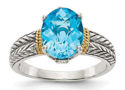 14k/Silver Two-Tone Rings Style QTC762 - Classique Jewelry Inc.