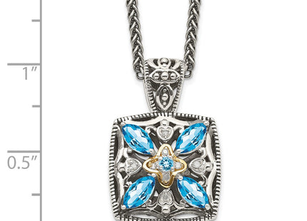 14k/Silver Two-Tone Jewelry Style QTC773 - Classique Jewelry Inc.