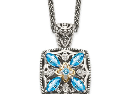 14k/Silver Two-Tone Jewelry Style QTC773 - Classique Jewelry Inc.