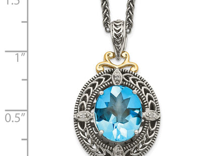 14k/Silver Two-Tone Jewelry Style QTC776 - Classique Jewelry Inc.