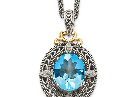 14k/Silver Two-Tone Jewelry Style QTC776 - Classique Jewelry Inc.