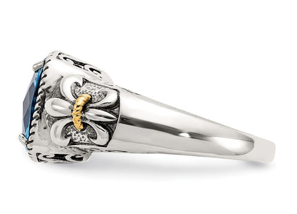 14k/Silver Two-Tone Rings Style QTC784 - Classique Jewelry Inc.