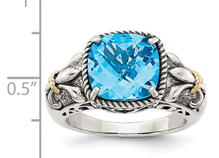 14k/Silver Two-Tone Rings Style QTC784 - Classique Jewelry Inc.