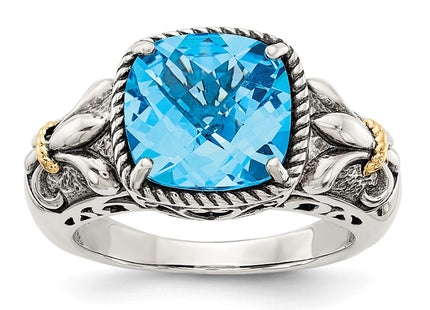 14k/Silver Two-Tone Rings Style QTC784 - Classique Jewelry Inc.