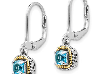 14k/Silver Two-Tone Earrings Style QTC800 - Classique Jewelry Inc.