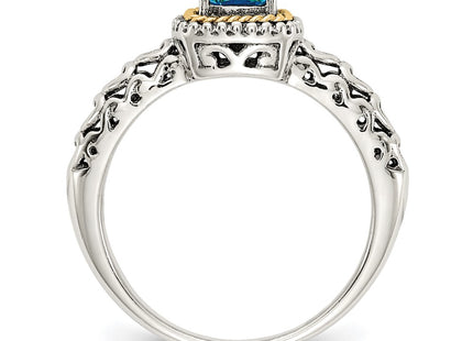 14k/Silver Two-Tone Rings Style QTC801 - Classique Jewelry Inc.