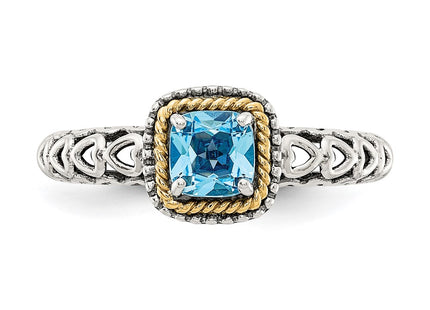 14k/Silver Two-Tone Rings Style QTC801 - Classique Jewelry Inc.