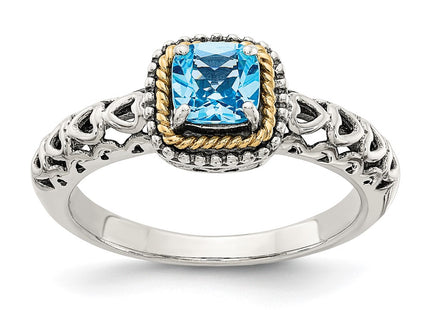 14k/Silver Two-Tone Rings Style QTC801 - Classique Jewelry Inc.