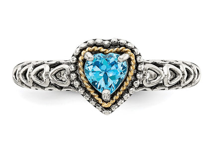 14k/Silver Two-Tone Rings Style QTC803 - Classique Jewelry Inc.