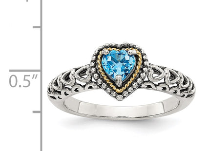 14k/Silver Two-Tone Rings Style QTC803 - Classique Jewelry Inc.