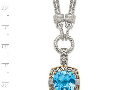 14k/Silver Two-Tone Jewelry Style QTC83 - Classique Jewelry Inc.