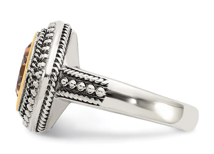 14k/Silver Two-Tone Rings Style QTC835 - Classique Jewelry Inc.