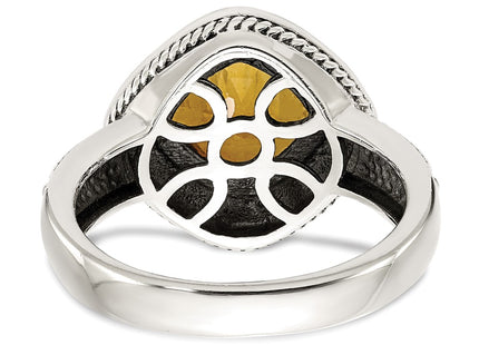 14k/Silver Two-Tone Rings Style QTC835 - Classique Jewelry Inc.
