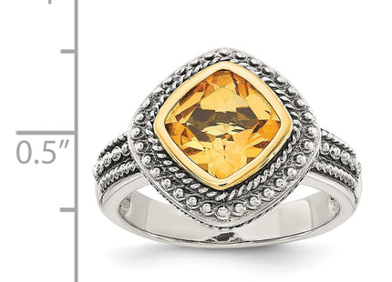 14k/Silver Two-Tone Rings Style QTC835 - Classique Jewelry Inc.